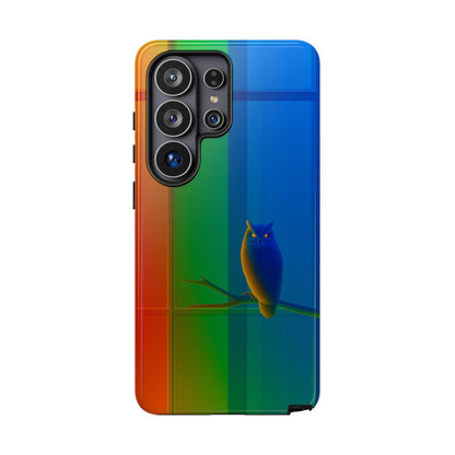 Owl Colorful Geometric Panels