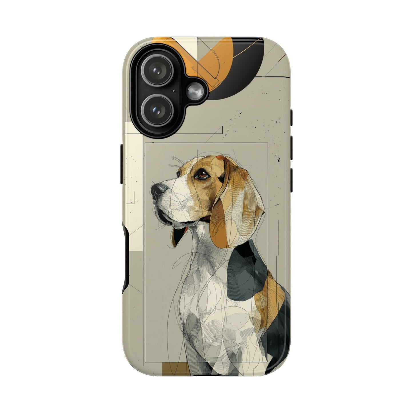 Beagle Dog Line Artwork