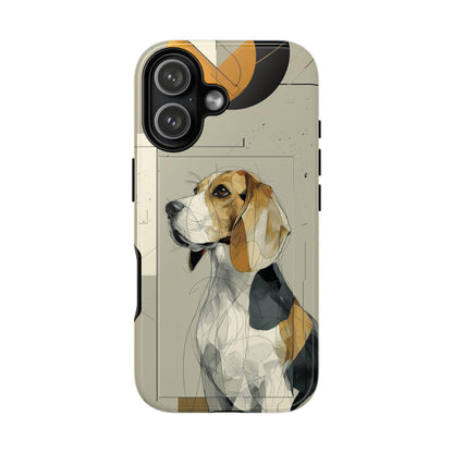 Beagle Dog Line Artwork