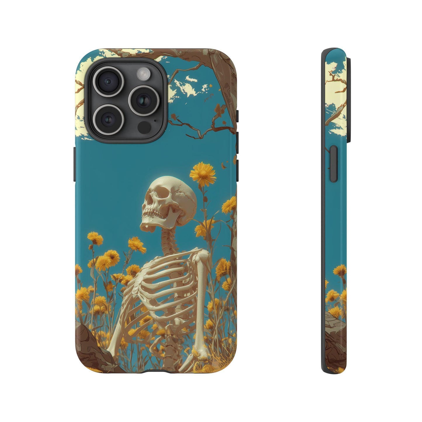 Skeleton Yellow Flower Hill