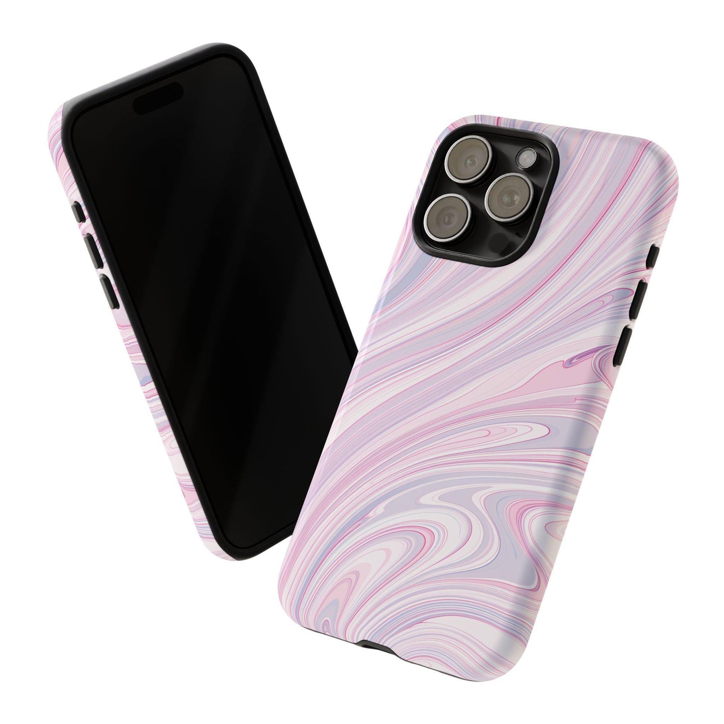 Liquid Candy Pink Marble Swirls