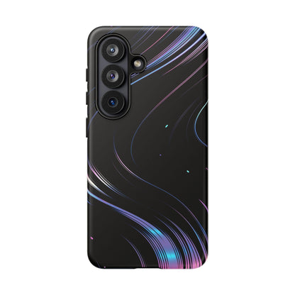 Sleek Iridescent Wave Black