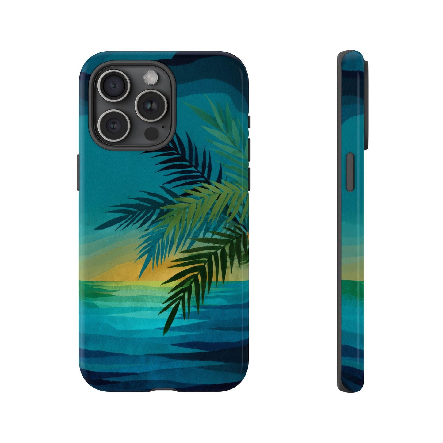 Palm Tree Pastel Gradient Beach