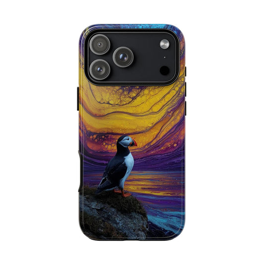 Atlantic Puffin Bird Abstract Sky