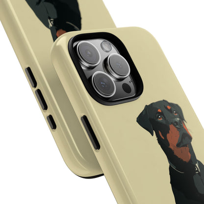 Rottweiler Dog Minimalist Vector