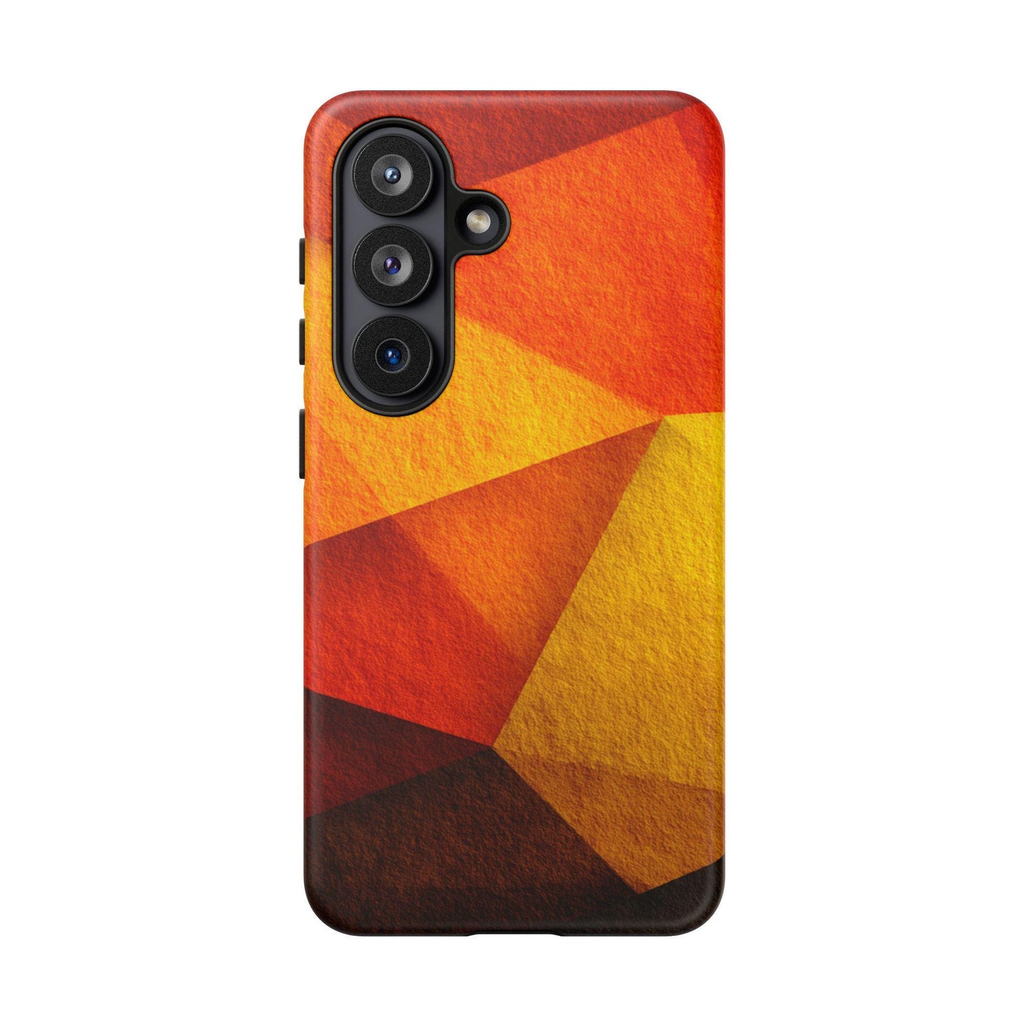 Orange Geometric Amber Sunset