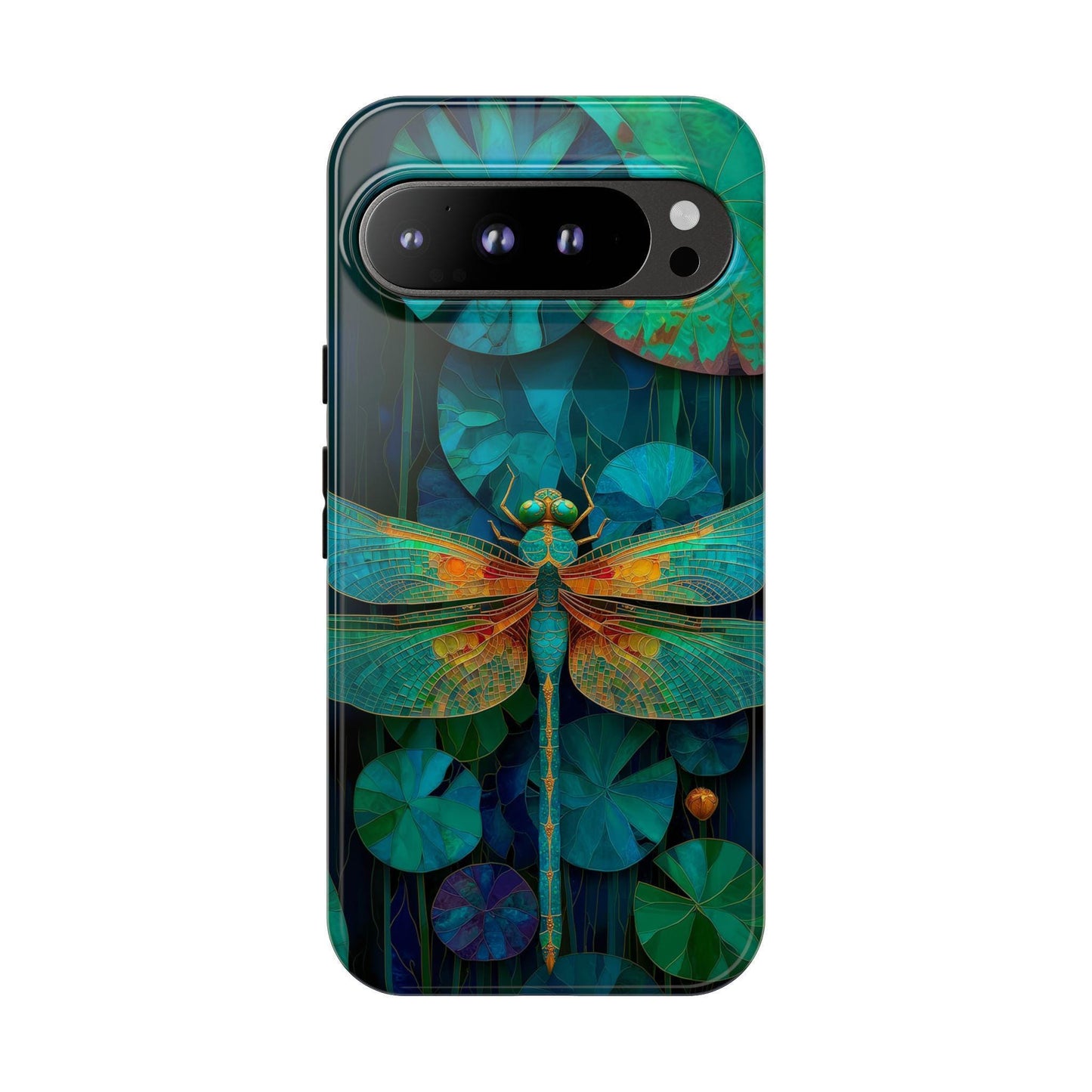 Dragon Fly Green Lily Pads