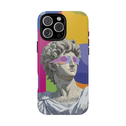 Surreal Marble Statue Neon Sunglasses