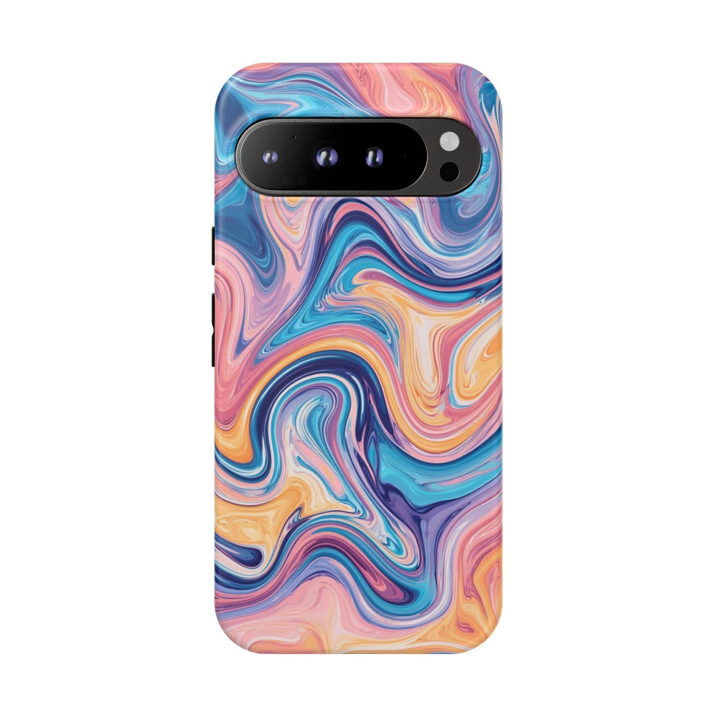Cotton Candy Blue Orange Liquid
