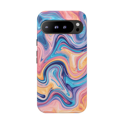Cotton Candy Blue Orange Liquid