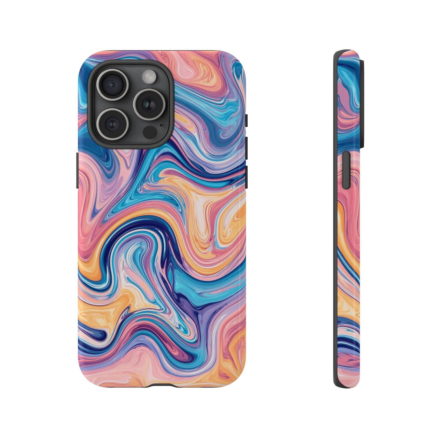 Cotton Candy Blue Orange Liquid