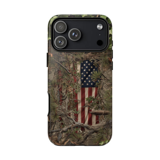 American Flag Tree Camouflage