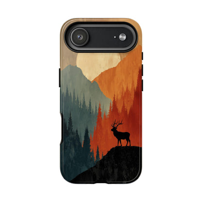 Deer Stag Abstract Forest