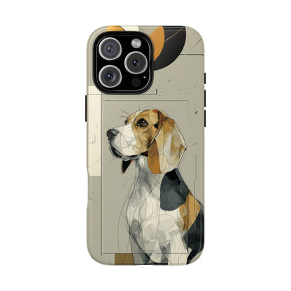 Beagle Dog Line Artwork