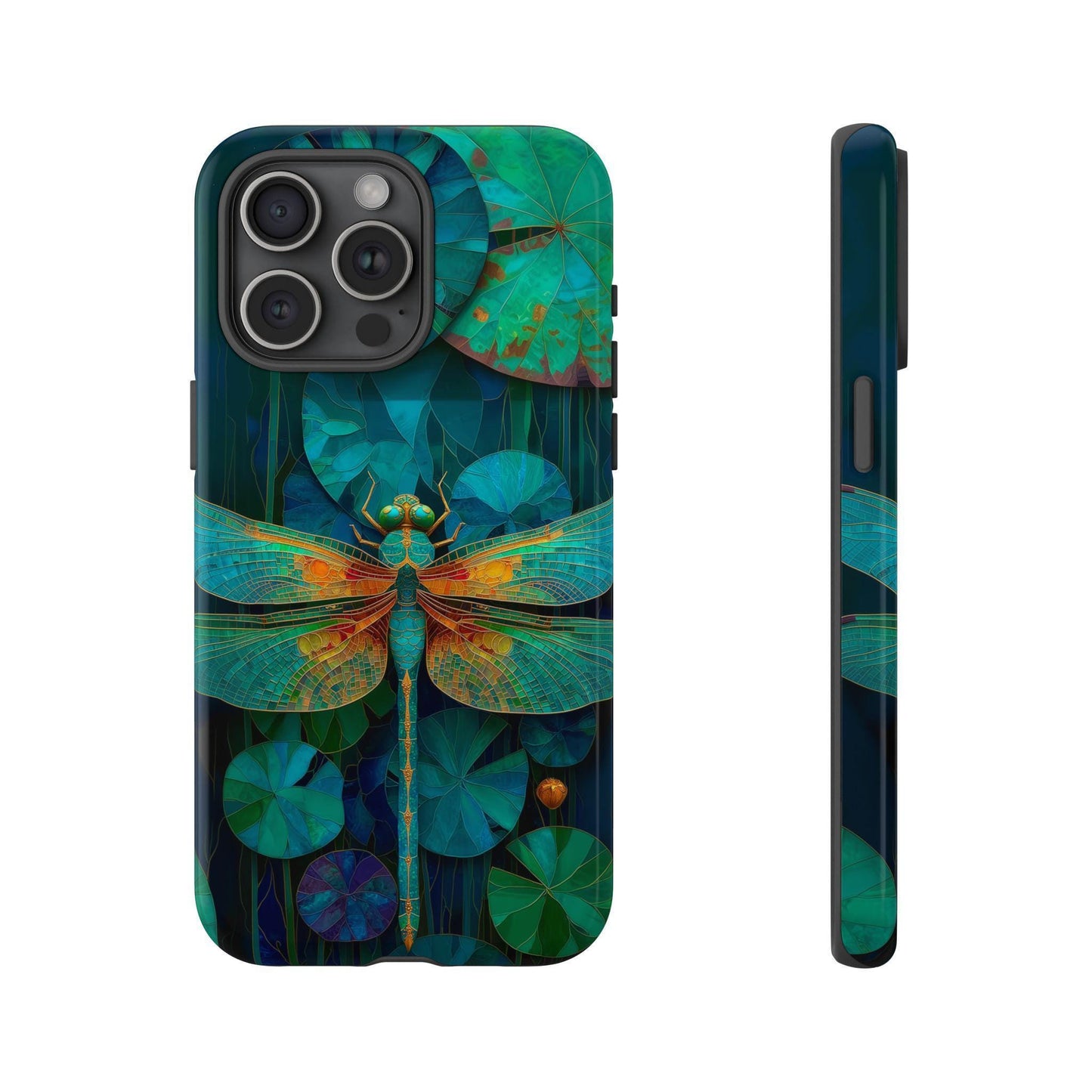 Dragon Fly Green Lily Pads