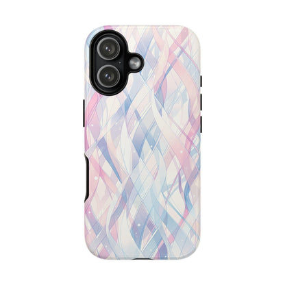Pastel Waves Purple Pink Abstract