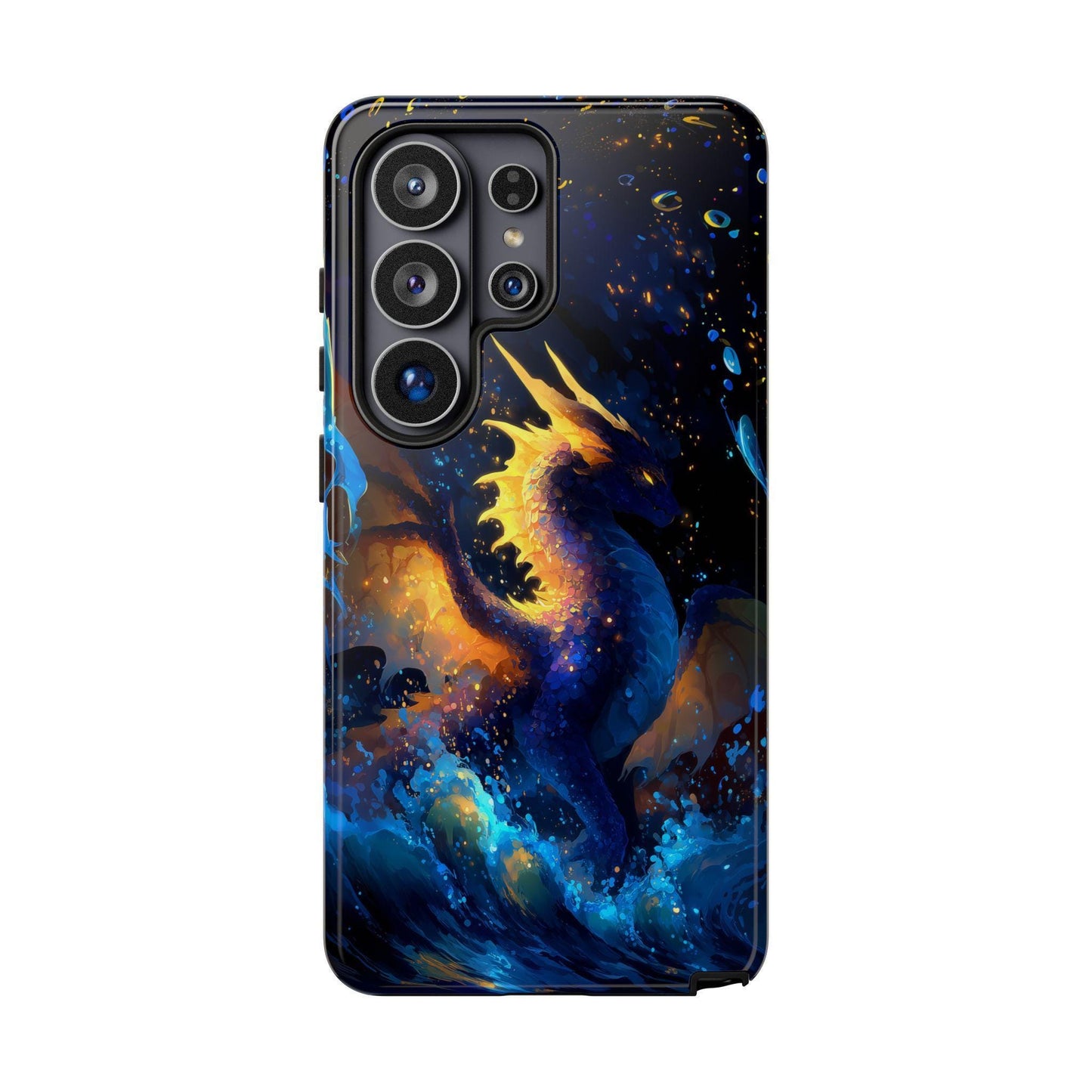 Blue Dragon Ocean Waves Storm