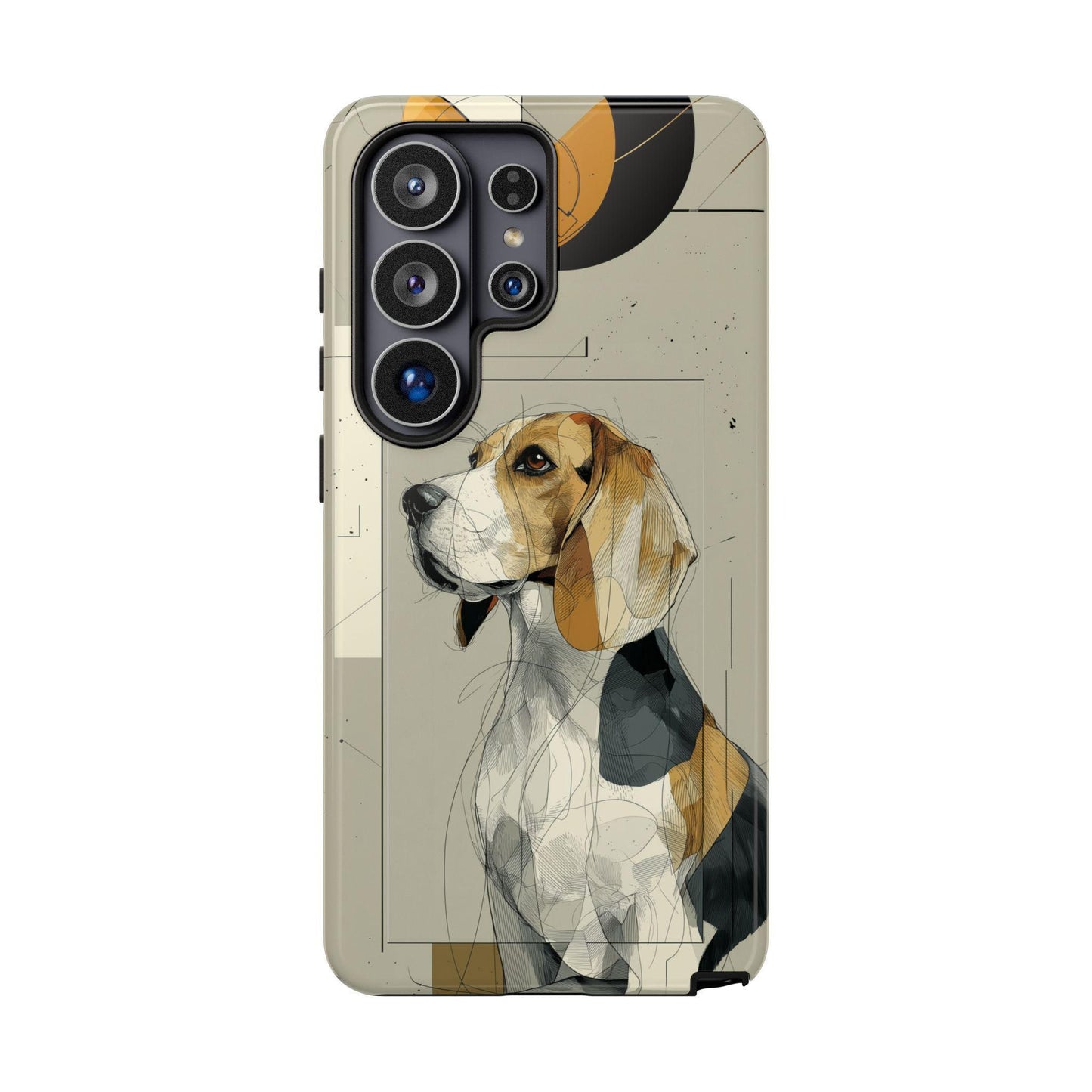 Beagle Dog Line Artwork