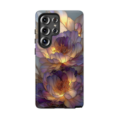 Peonies Luminous Stained Glass Flower