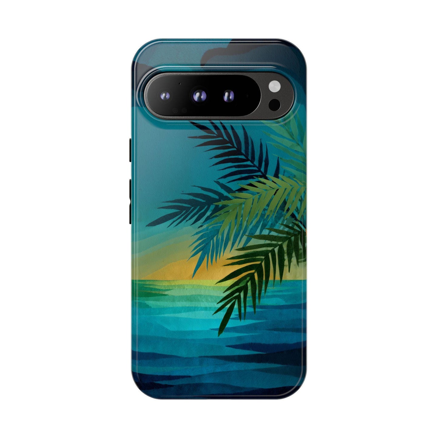 Palm Tree Pastel Gradient Beach