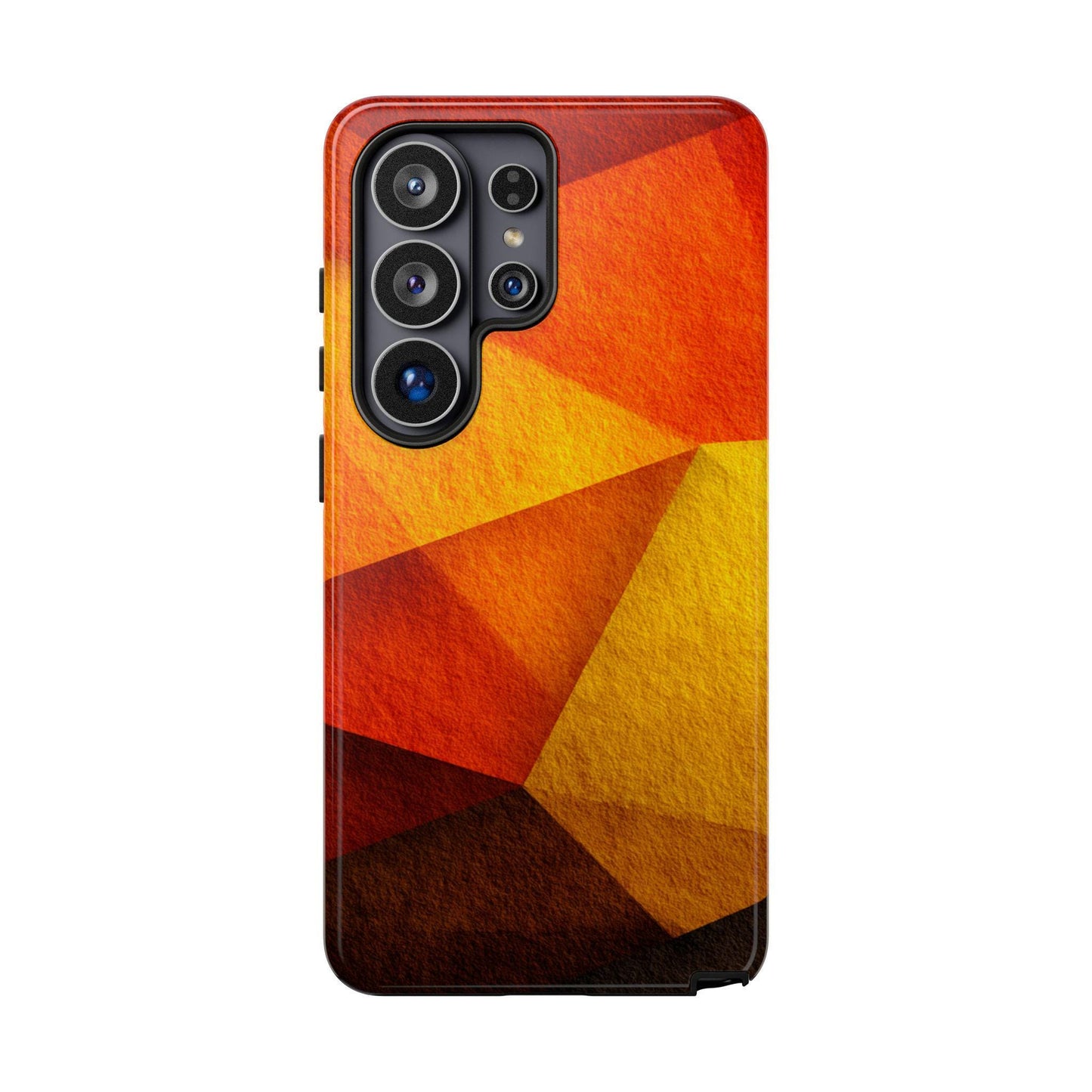 Orange Geometric Amber Sunset