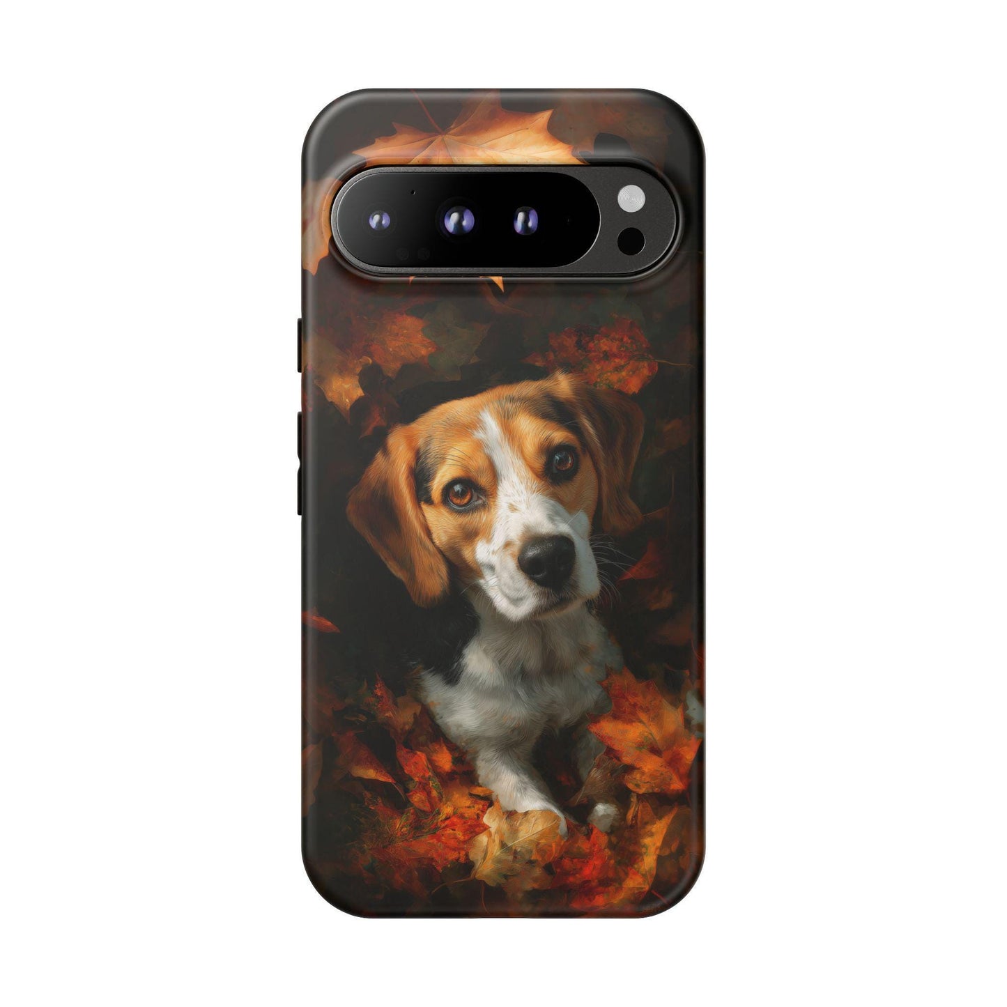 Autumn Leaves Beagle Doggy