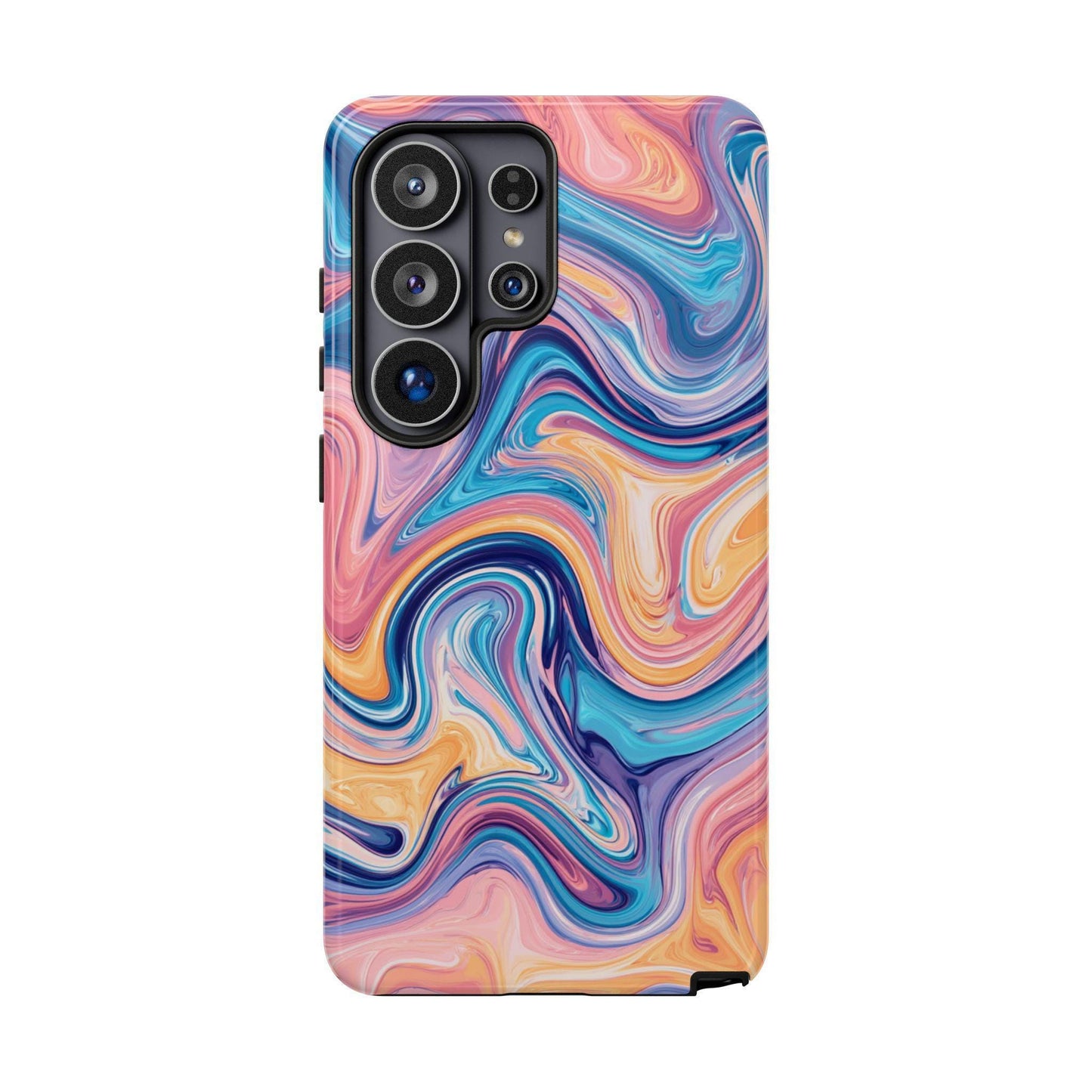 Cotton Candy Blue Orange Liquid