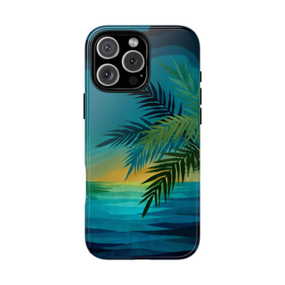 Palm Tree Pastel Gradient Beach