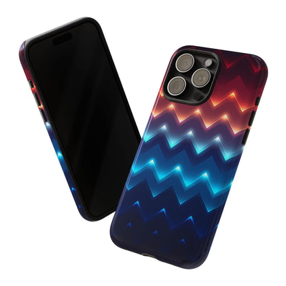 Radiant Chevron Red Blue Zig Zag