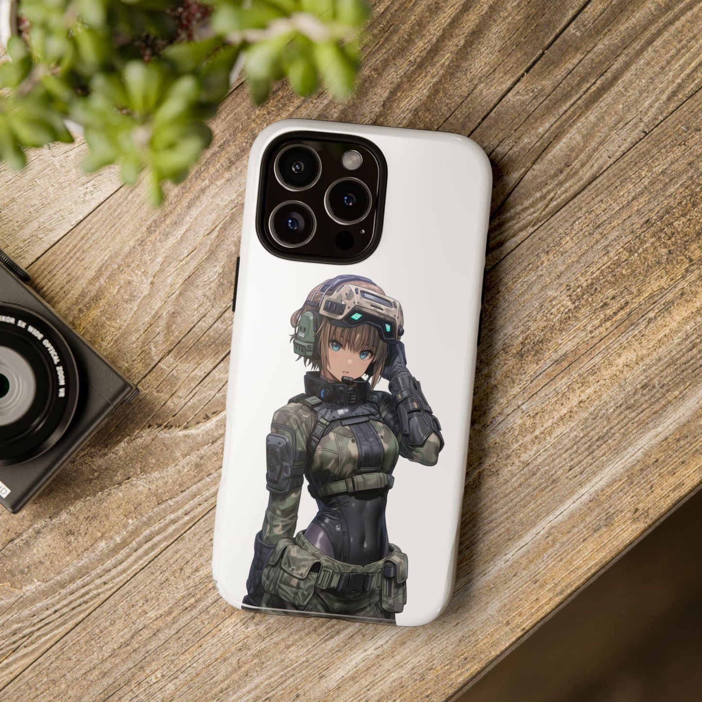 Anime Girl Soldier Tactical Gear Helmet