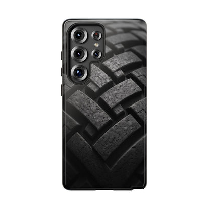 Tire Black Gray Tread