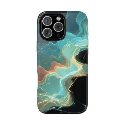 Celestial Aurora Fluid Swirls