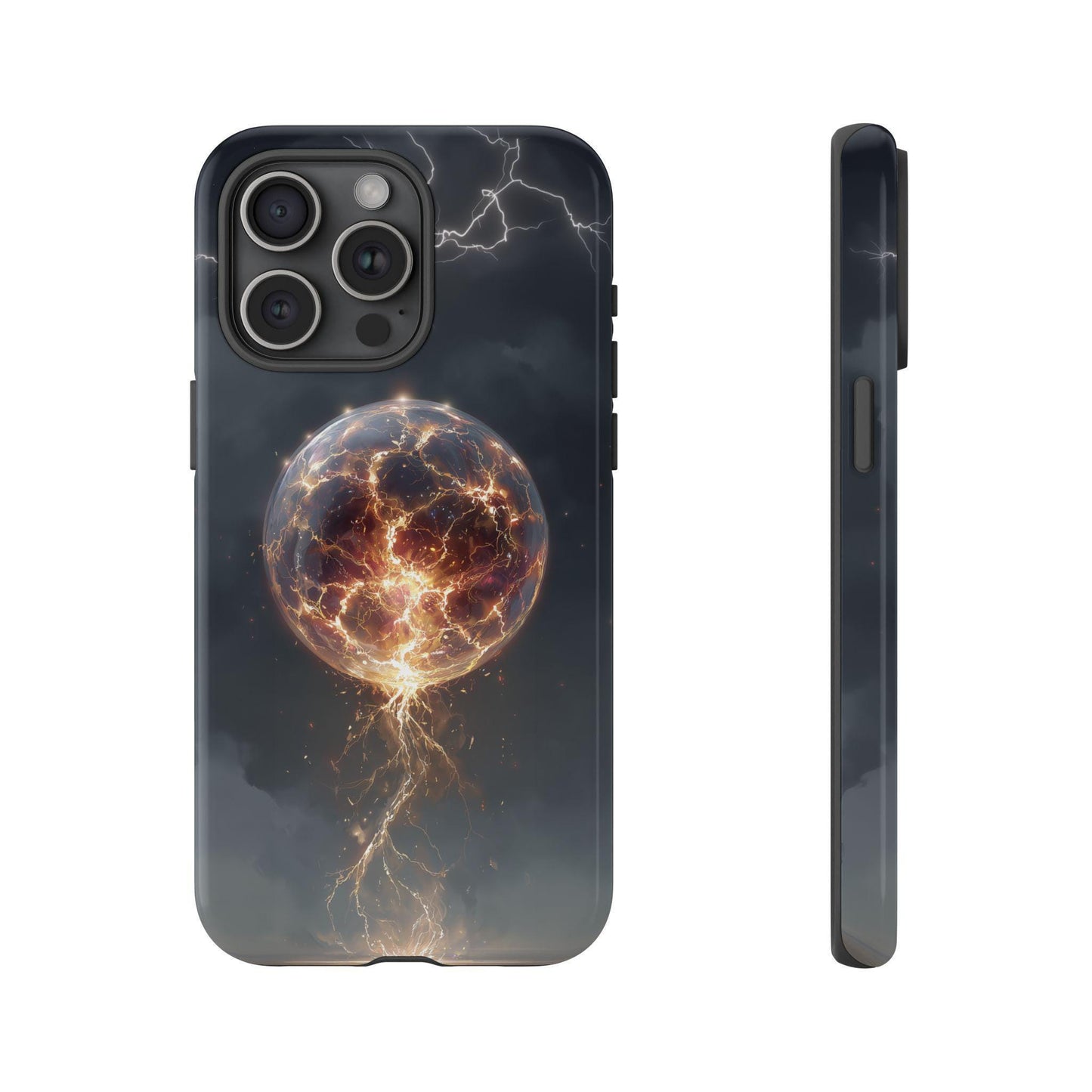 Electric Orb Fiery Lightning