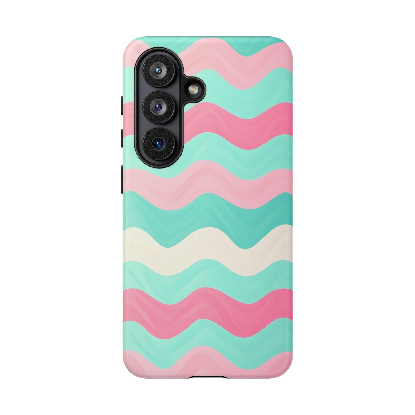 Zig Zag Pink Mint Lines