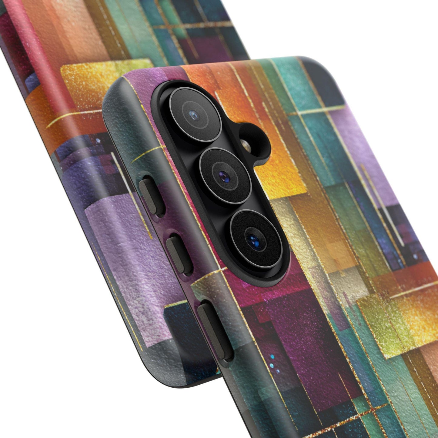 Digital Collage Jewel Brushstrokes