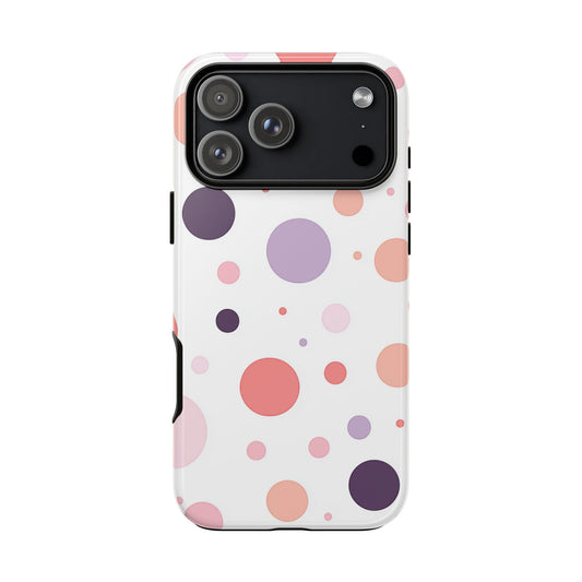 Pastel Polka Dots Pink Lavender