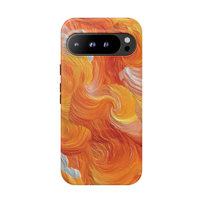Solar Citrus Swirl Flames