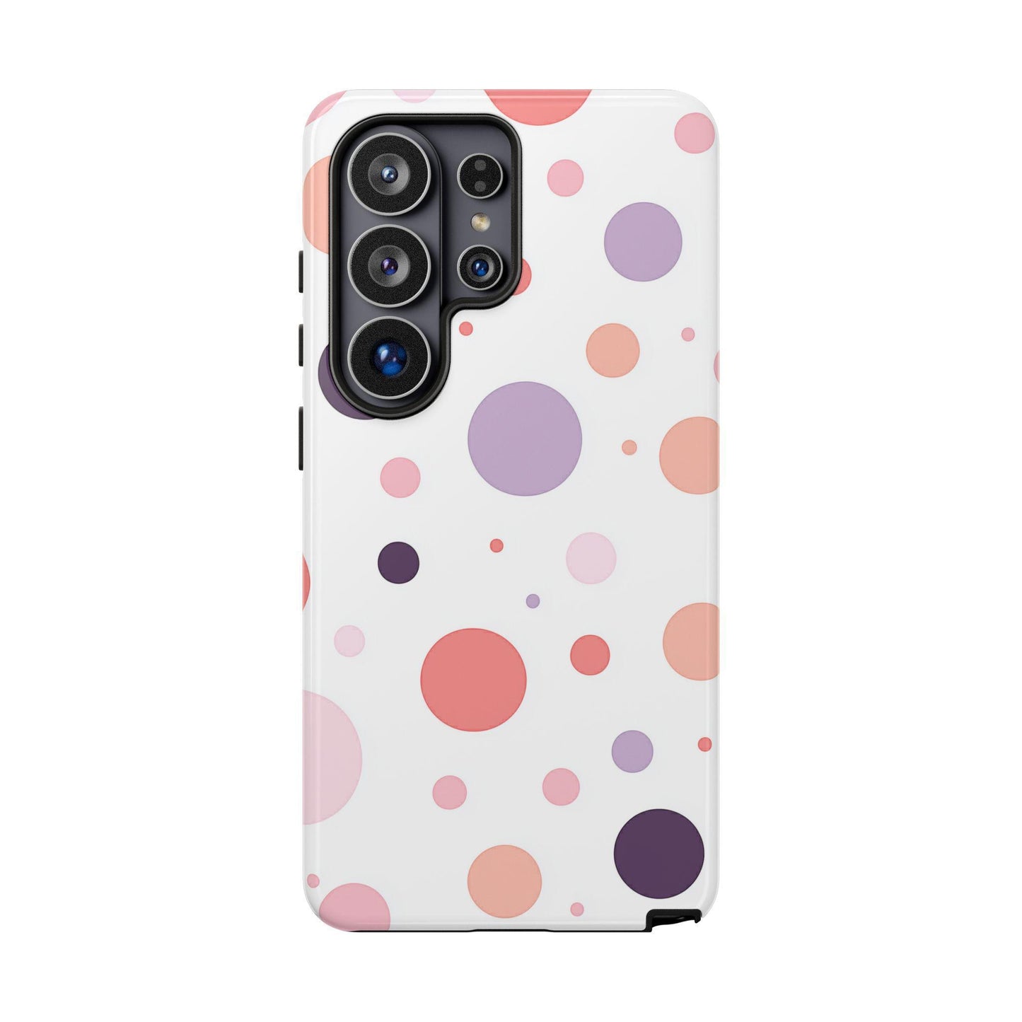 Pastel Polka Dots Pink Lavender