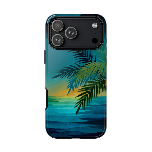 Palm Tree Pastel Gradient Beach