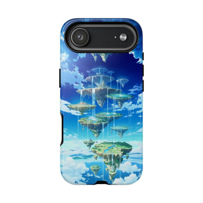 Floating Islands Waterfall Endless Sky