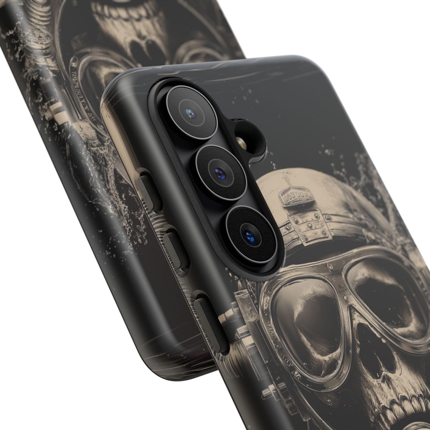 Abyss Diver Skull Dark Underwater