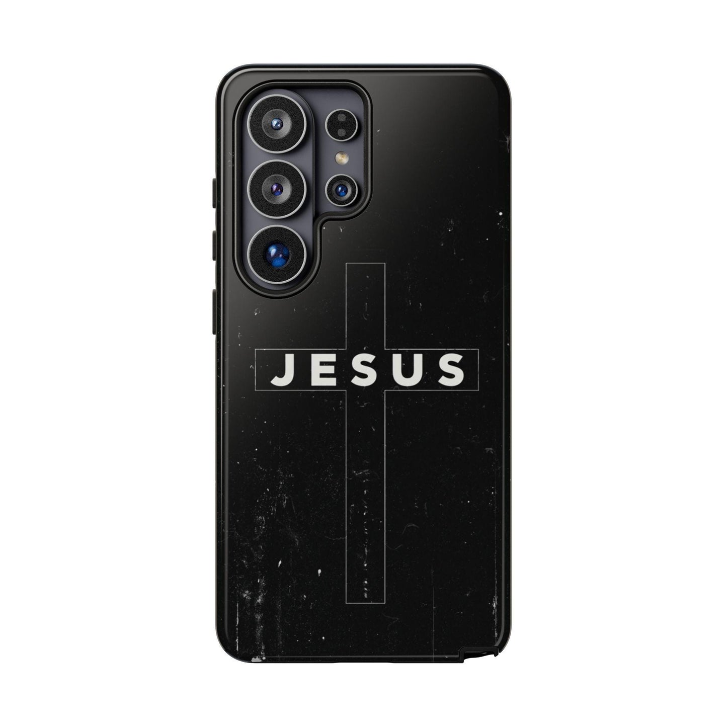 Jesus Cross Minimalist Black
