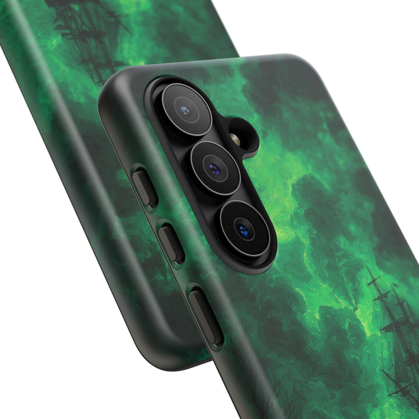 Ghost Pirate Ship Green Atmosphere