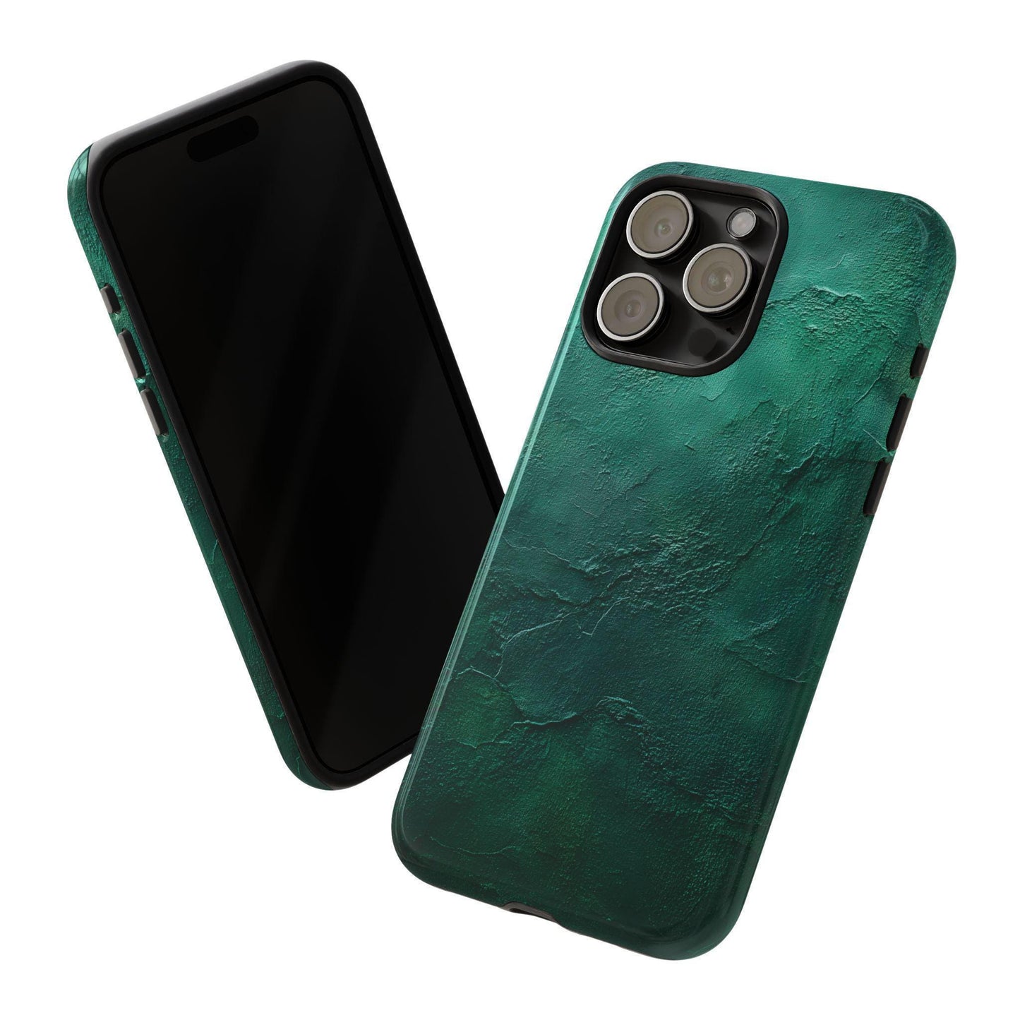 Emerald Green Rustic Plaster