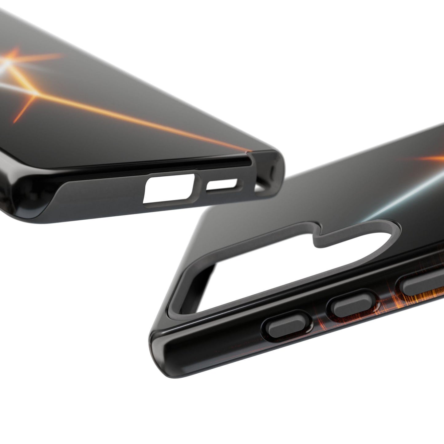Neon Electric Light Wave Lines