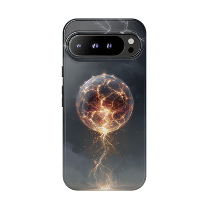 Electric Orb Fiery Lightning