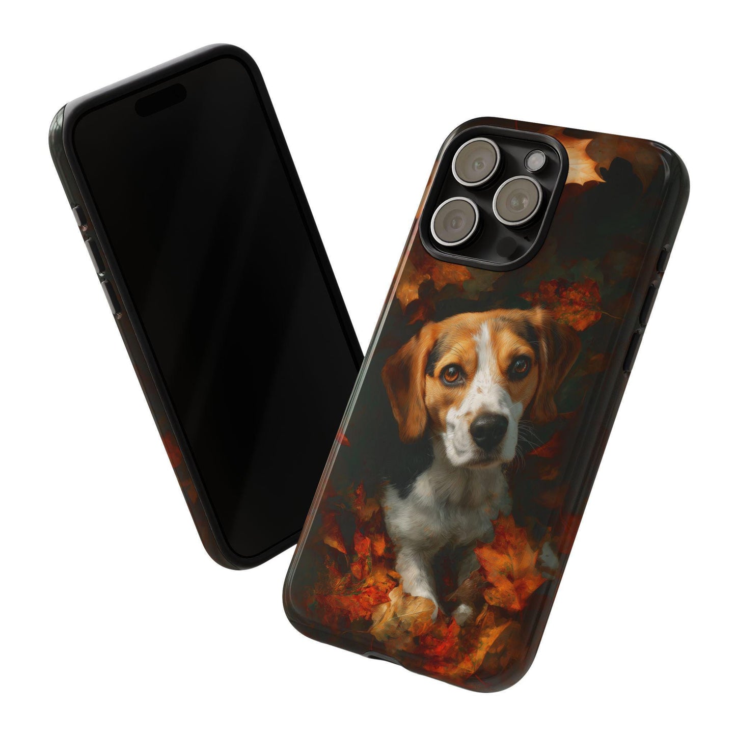 Autumn Leaves Beagle Doggy