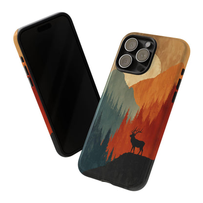Deer Stag Abstract Forest