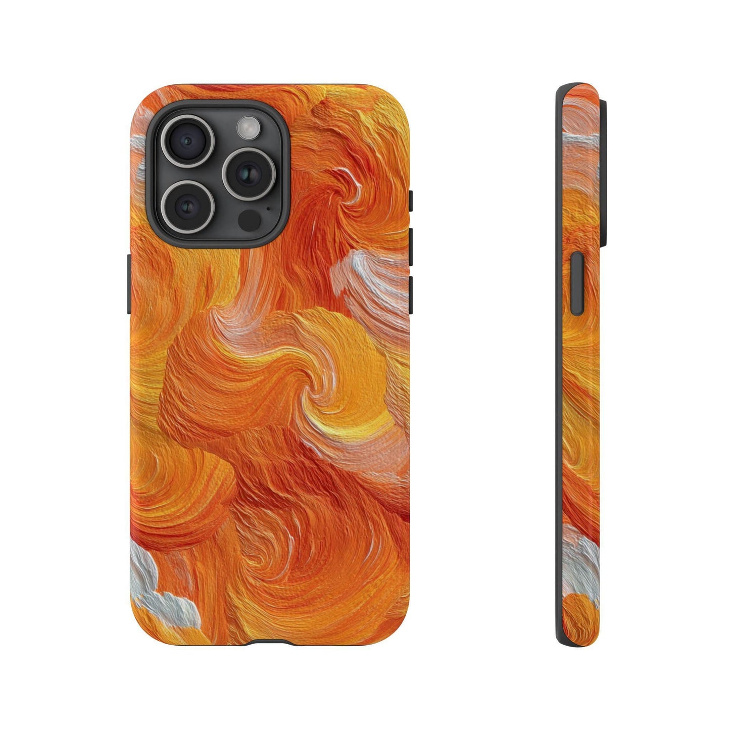 Solar Citrus Swirl Flames