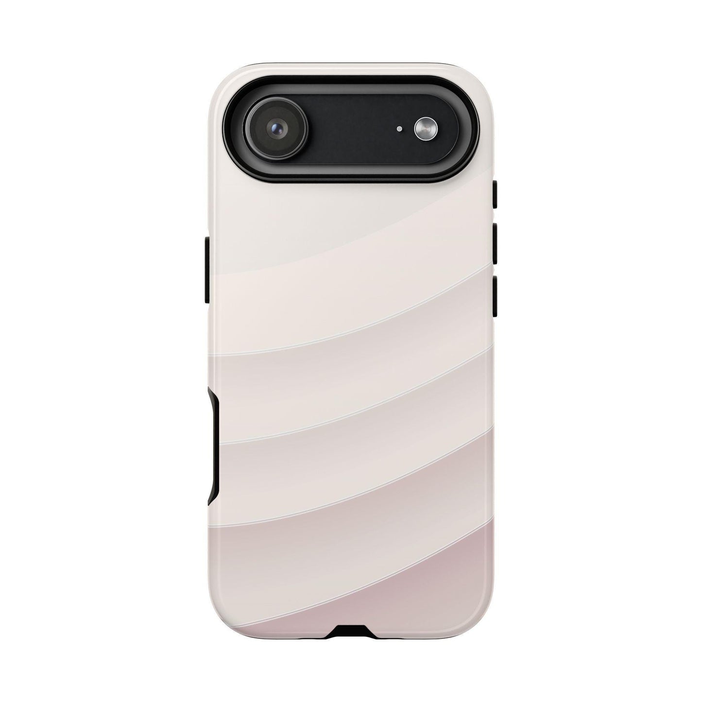 Pastel White Minimalist Curves
